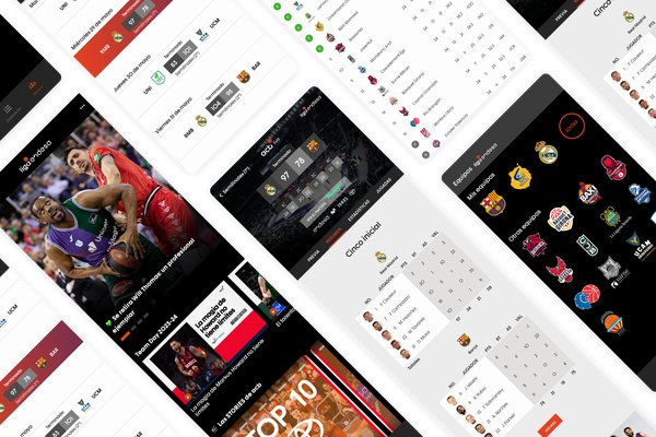 various screens of the acb app
