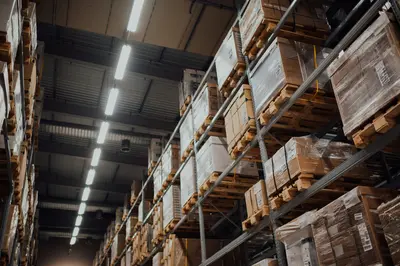 detalle de cajas de almacén